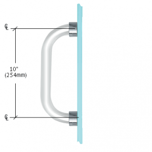 10 inch Single-Sided Acrylic Smooth Pull Handles                  
